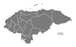 Green Coffee Growing Region Map Honduras